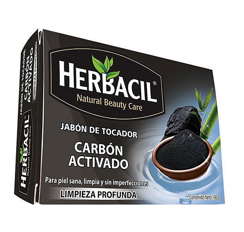 JABÓN DE CARBÓN ACTIVADO HERBACIL 100G