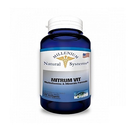 MITRUM VIT MILLENIUM NATURAL SYSTEM 120 CÁPSULAS