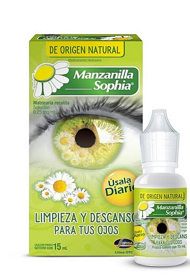 GOTAS PARA OJOS DE MANZANILLA SOPHIA 15ML