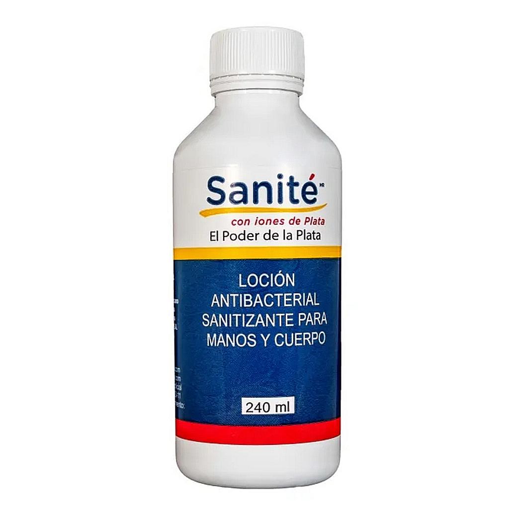 LOCIÓN ANTIBACTERIAL CON IONES DE PLATA SANITÉ 240ML