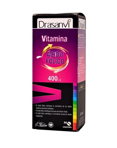 ÁCIDO FÓLICO DRASANVI 90 COMPRIMIDOS