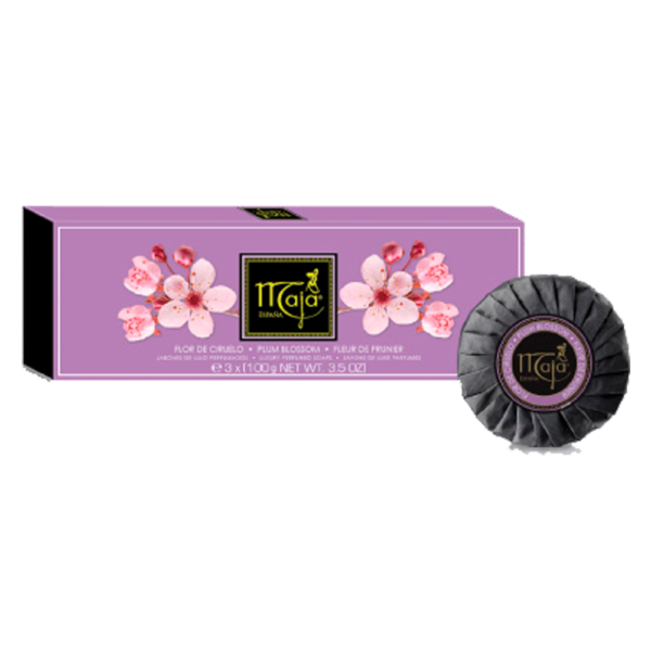 JABÓN PLUM BLOSSON MAJA 3 UNIDADES