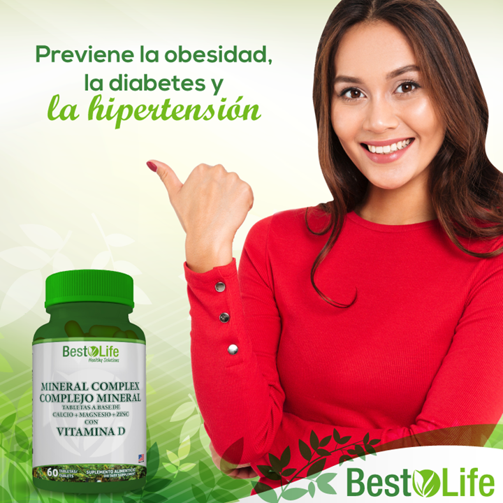COMPLEJO MINERAL BEST LIFE 60 TABLETAS