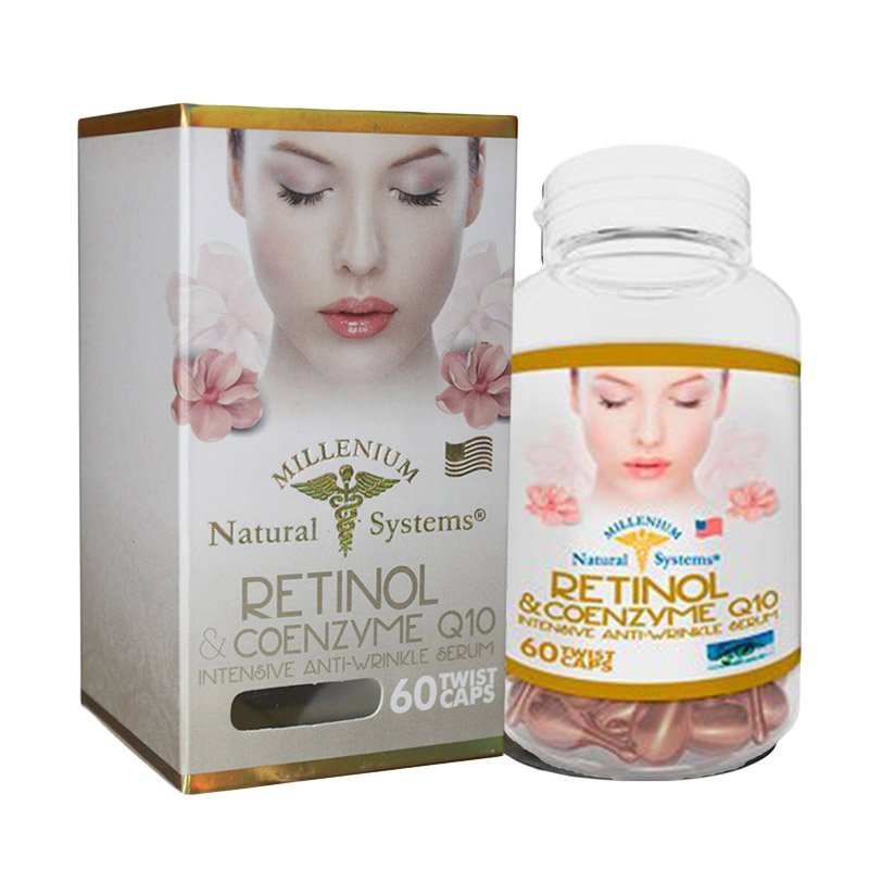 RETINOL Y COENZYMA Q10 ( INTENSIVE ANTI-WRINKLE SERUM ) 60 CÁPSULAS