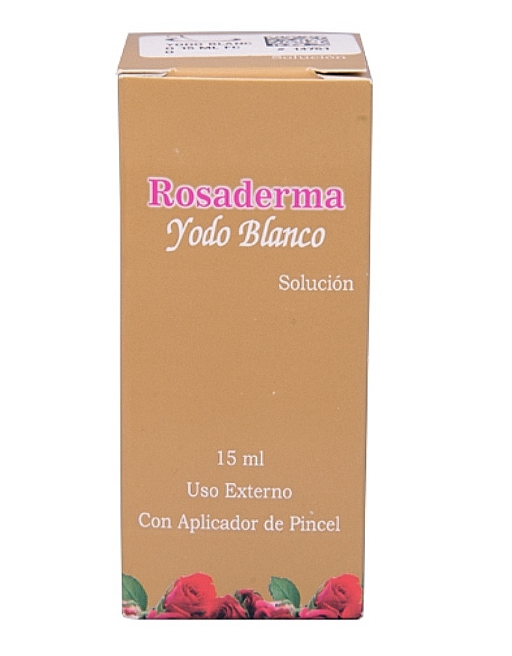 YODO BLANCO CON APLICADOR ROSADERMA 15ML