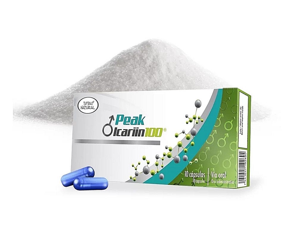 PEAK ICARIIN 100 TOTAL NATURAL 10 CÁPSULAS