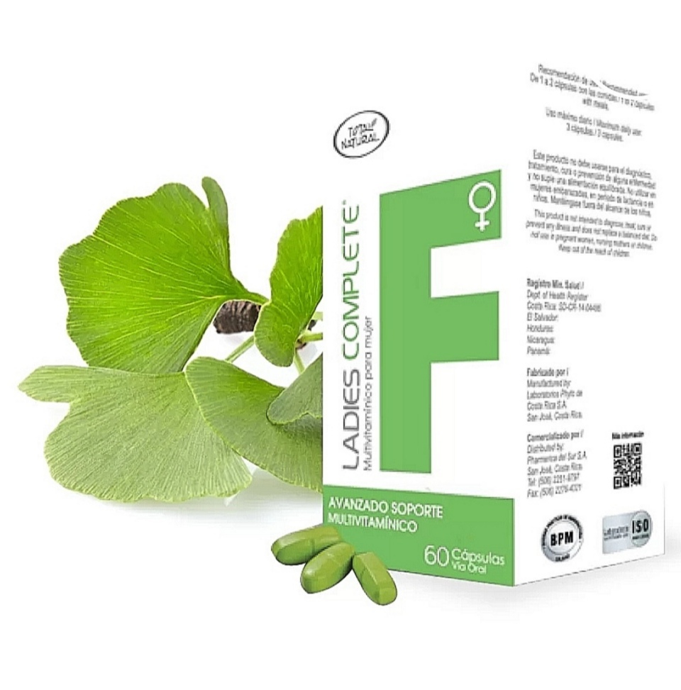 LADIES COMPLETE TOTAL NATURAL 60 CÁPSULAS