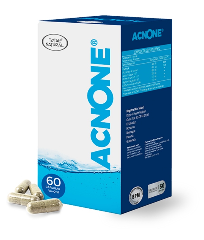 ACNONE TOTAL NATURAL CAJA 60 CÁPSULAS