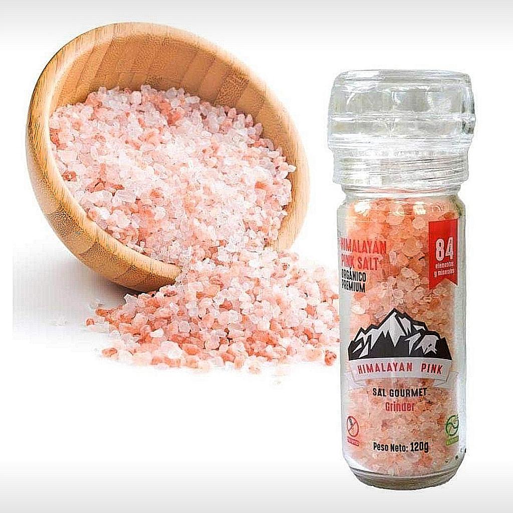 HIMALAYAN PINK SALT GRINDER 120G