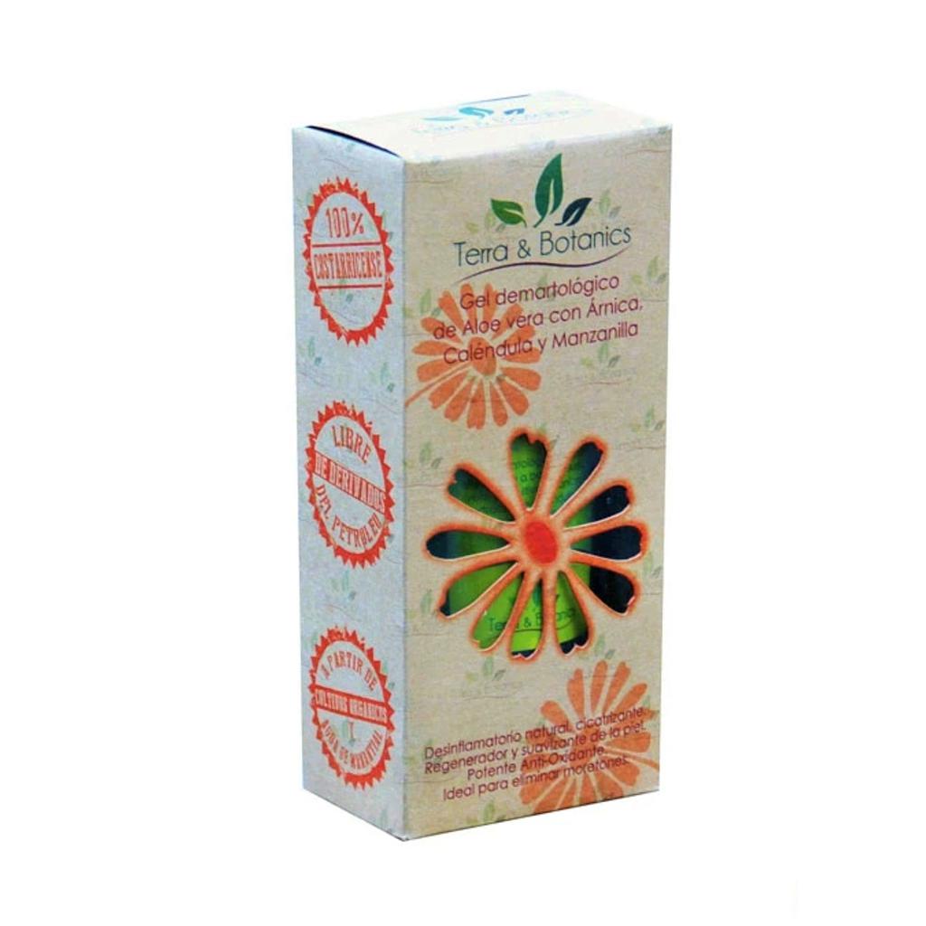 GEL DERMATOLÓGICO DE ALOE VERA CON ÁRNICA, CALÉNDULA Y MANZANILLA TERRA BOTANICS