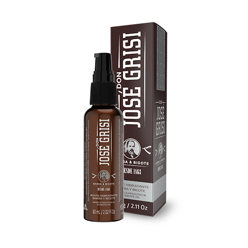 ACEITE HIDRATANTE BARBA Y BIGOTE DON JOSÉ GRISI 60ML