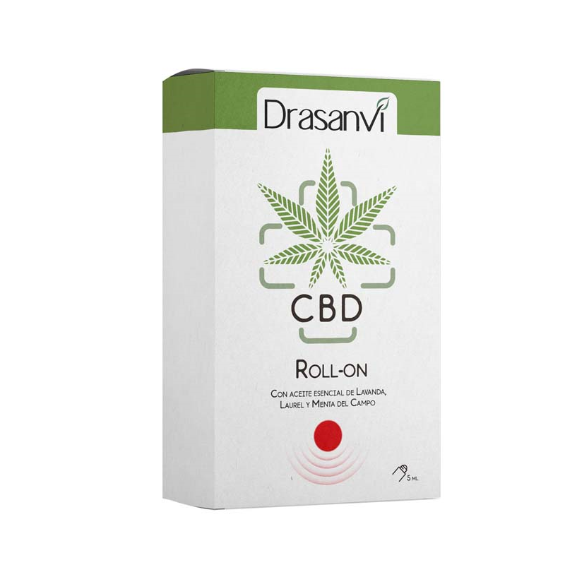 ROLL ON CBD ROJO ALIVIO Y TENSIONES DE CABEZA DRASANVI 5ML