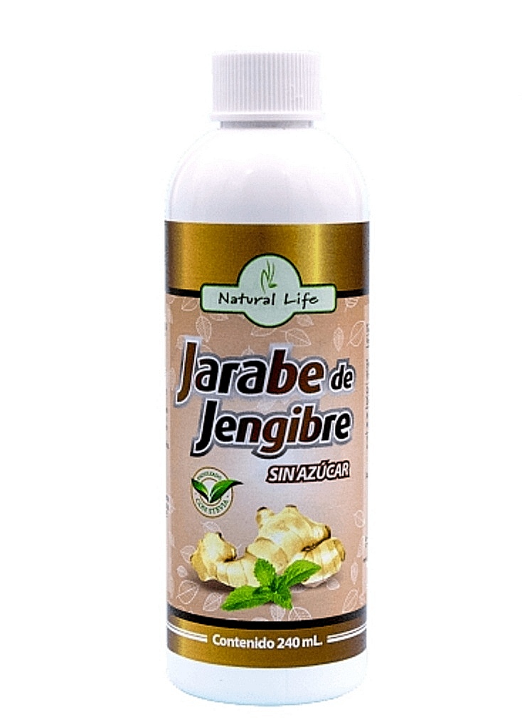 JARABE DE JENGIBRE PARA DIABÉTICO NATURAL LIFE 240ML