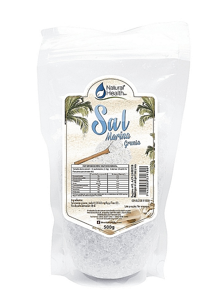SAL MARINA GRUESA NATURAL HEALTLH 500G