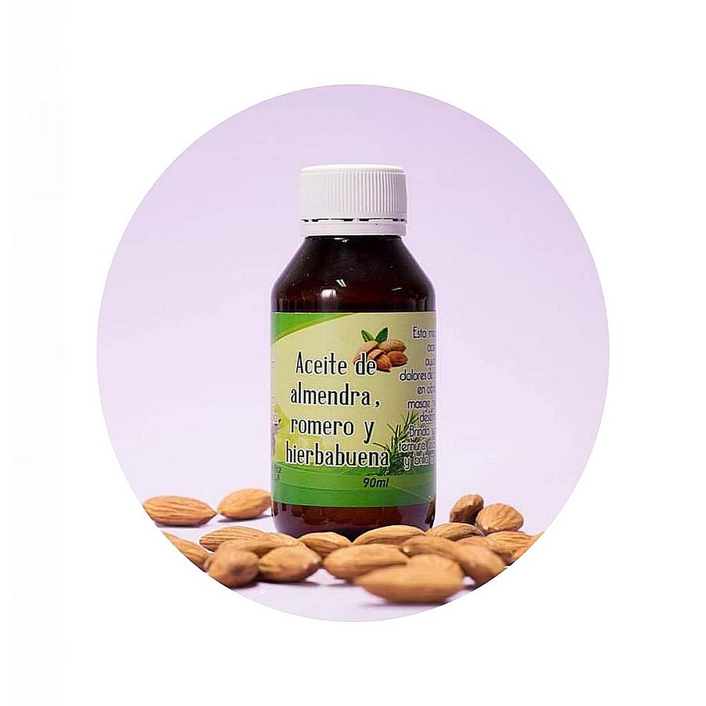 ACEITE DE ALMENDRA DULCE ROMERO Y HIERBABUENA INKIA 120ML