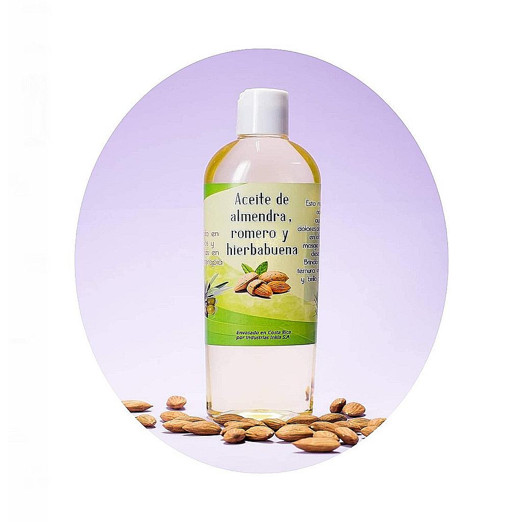 ACEITE DE ALMENDRA DULCE ROMERO Y HIERBABUENA INKIA 400G