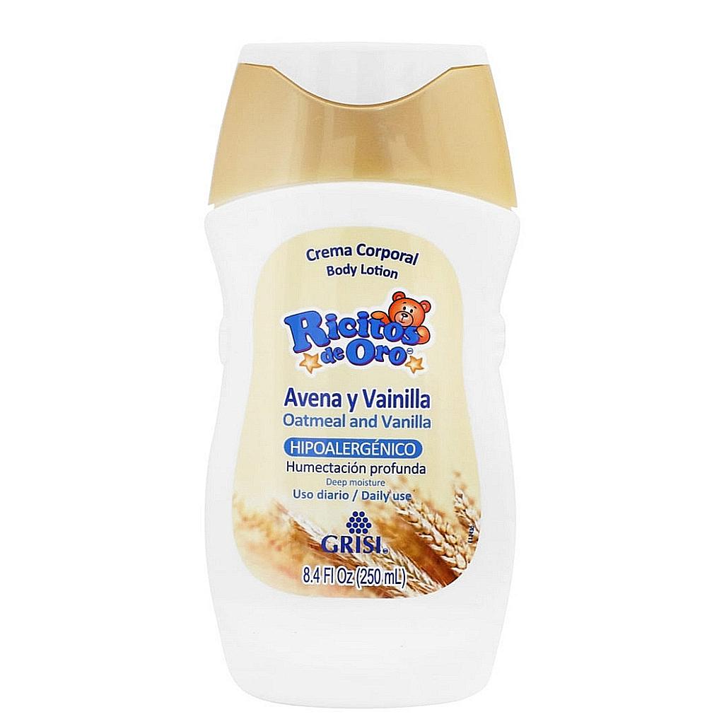 CREMA DE AVENA Y VAINILLA RICITOS DE ORO 250ML