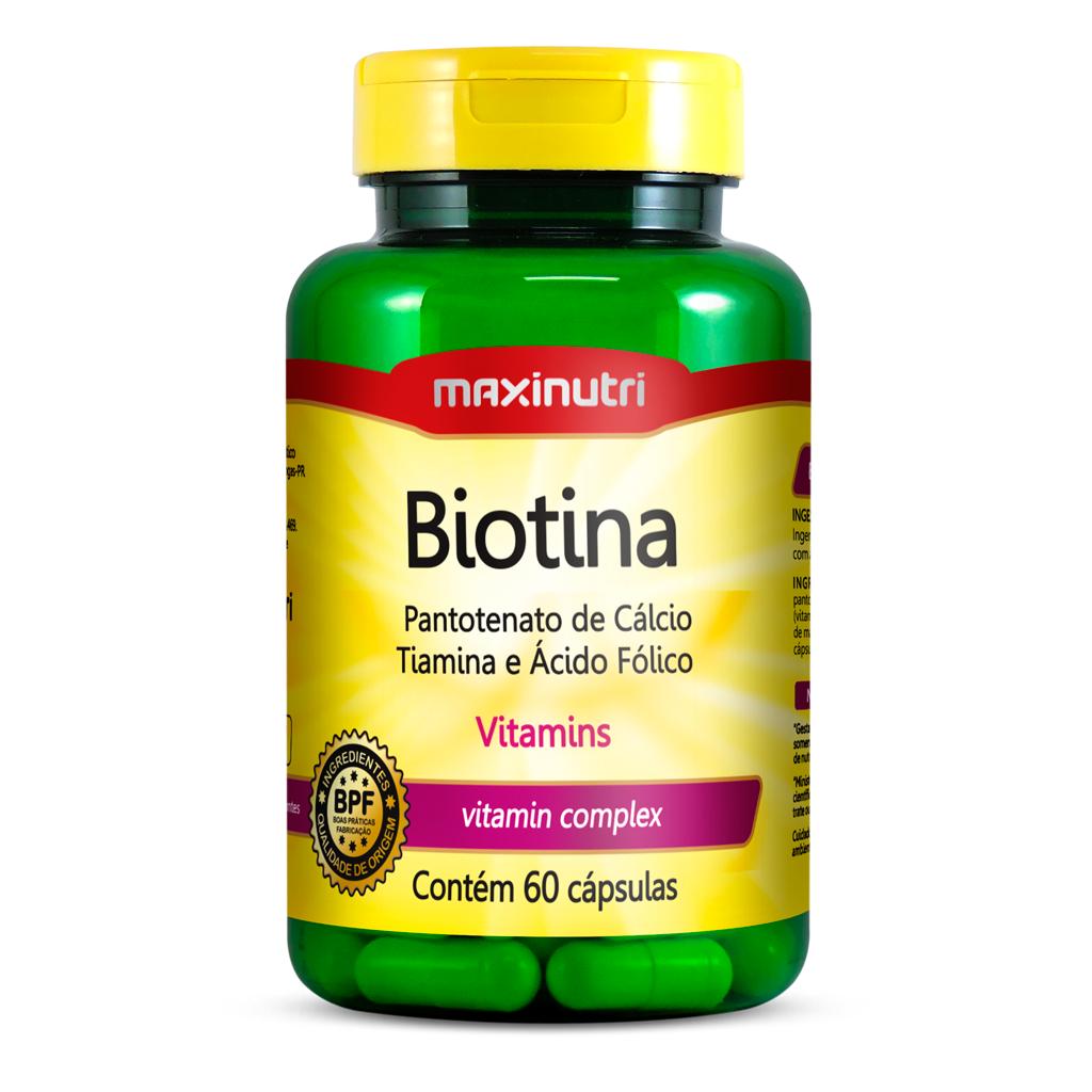 BIOTINA MAXINUTRI 60 CÁPSULAS