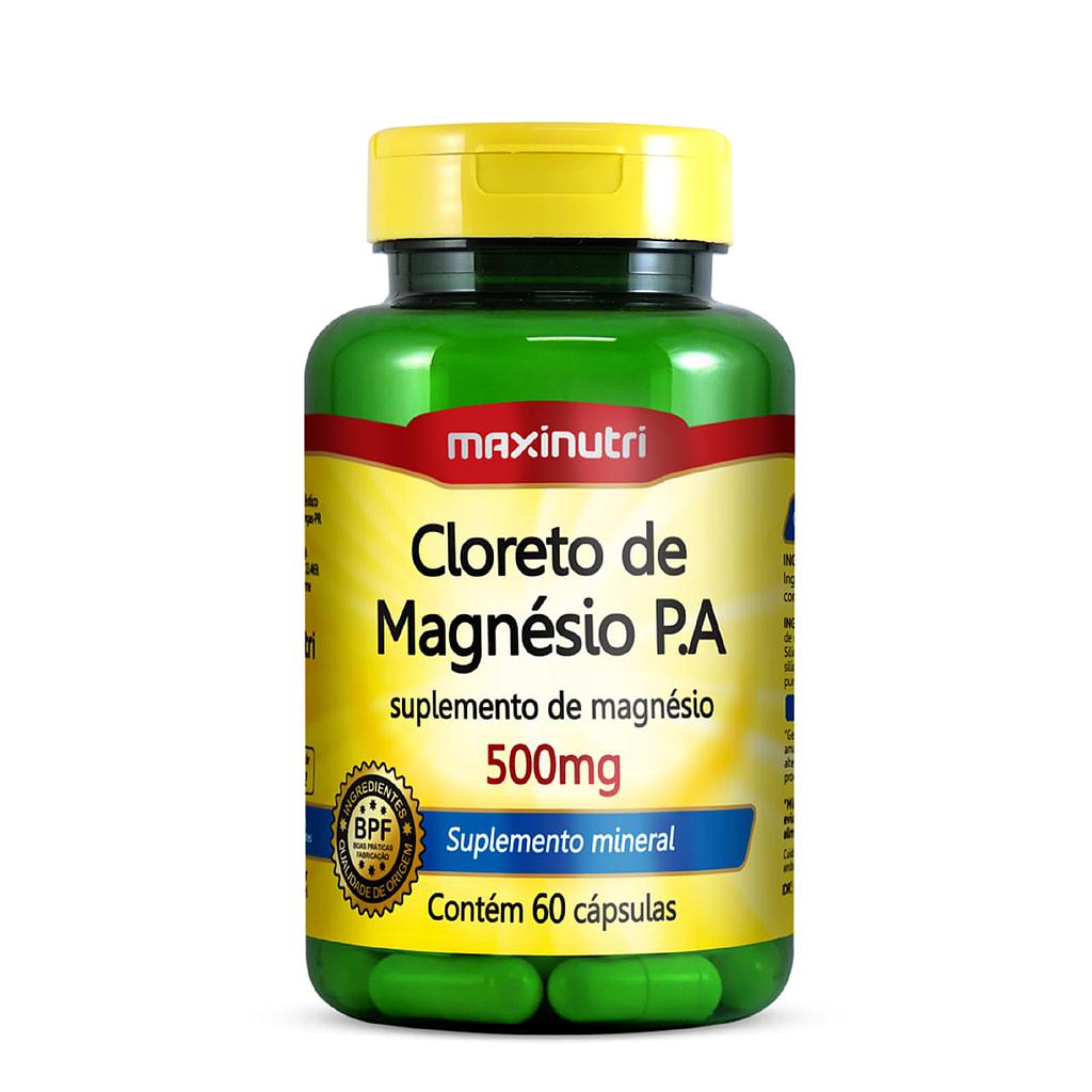 CLORETO DE MAGNÉSIO MAXINUTRI 500MG 60 CÁPSULAS