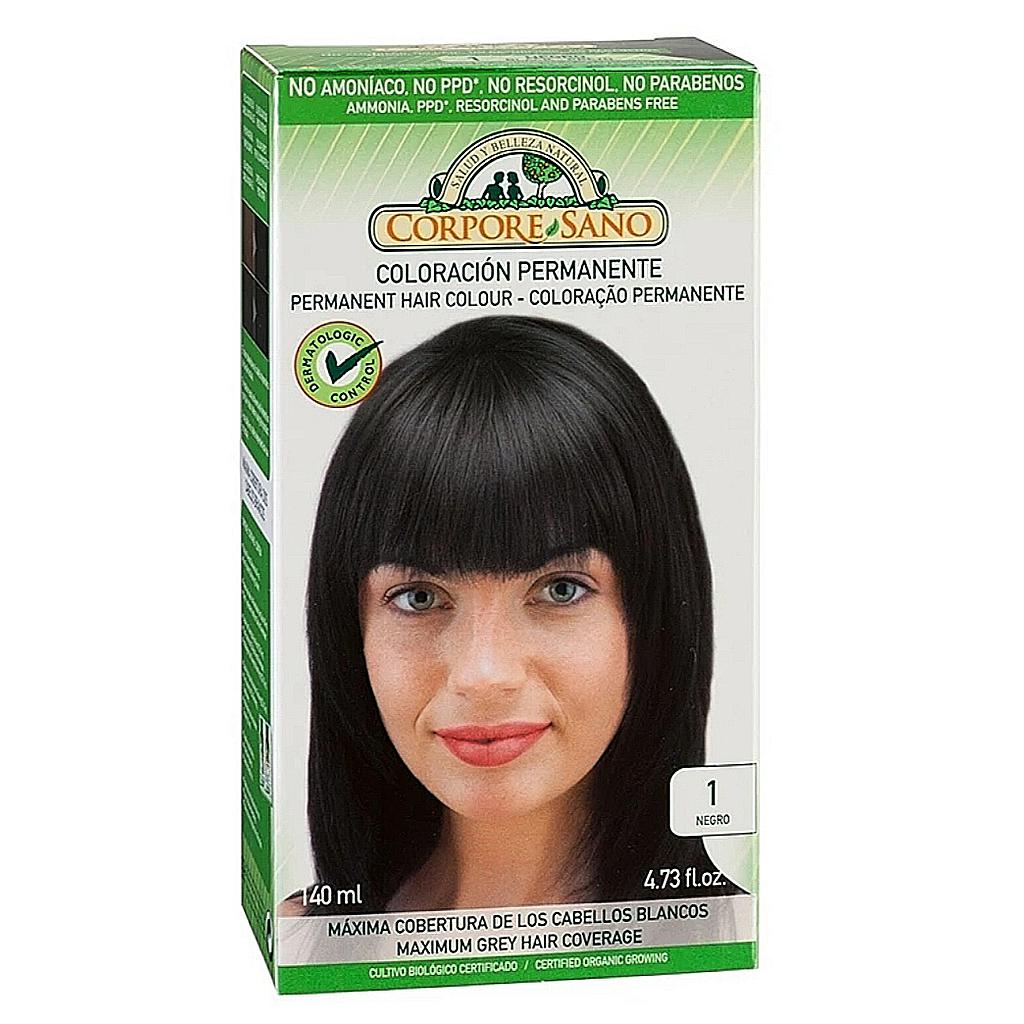 COLORACIÓN PERMANENTE 1. NEGRO140ML