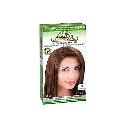 COLORACIÓN PERMANENTE 5. CASTAÑO CLARO 140ML