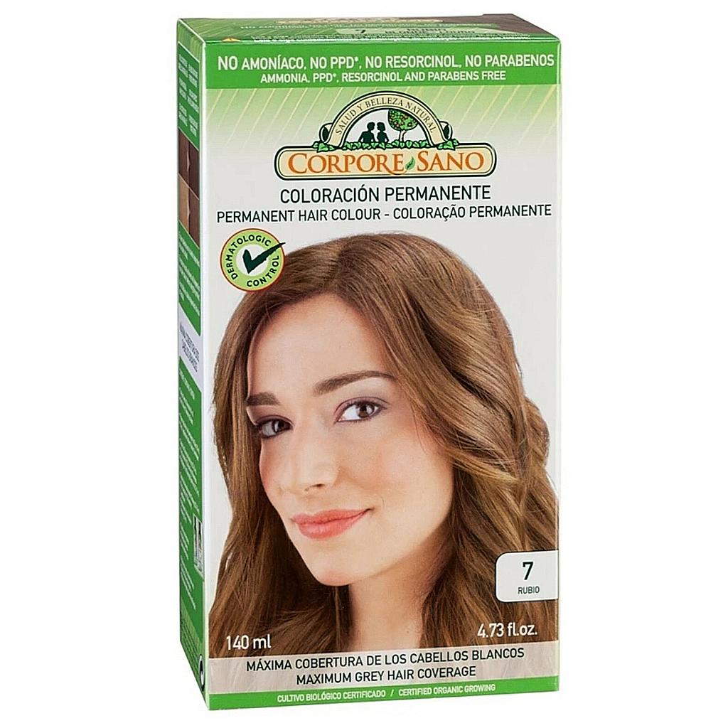 COLORACIÓN PERMANENTE 7. RUBIO 140ML