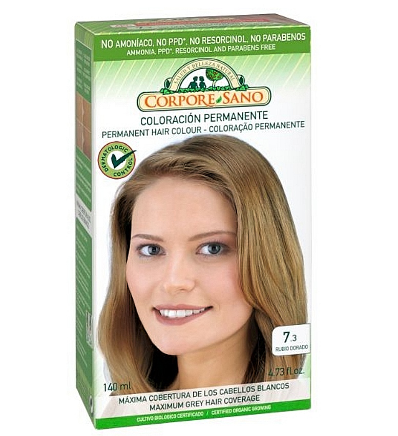 COLORACIÓN PERMANENTE 7.3 RUBIO DORADO 140ML