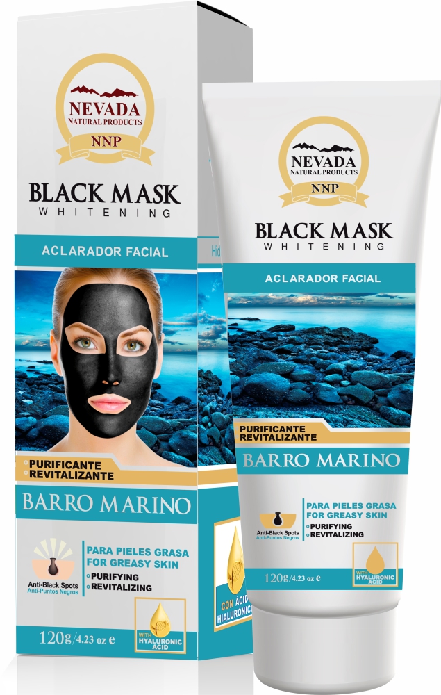 MASCARILLA NEGRA DE BARRO MARINO NEVADA 120G