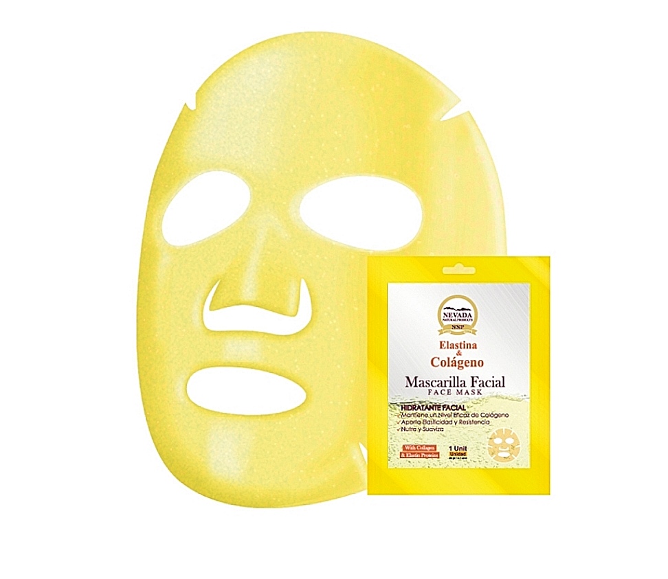 MASCARILLA FACIALES DE COLÁGENO Y ELASTINA NEVADA UNIDAD