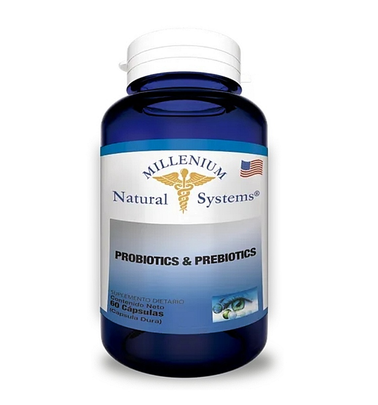 PROBIOTICS &amp; PREBIOTICS MILLENIUM 60 CÁPSULAS