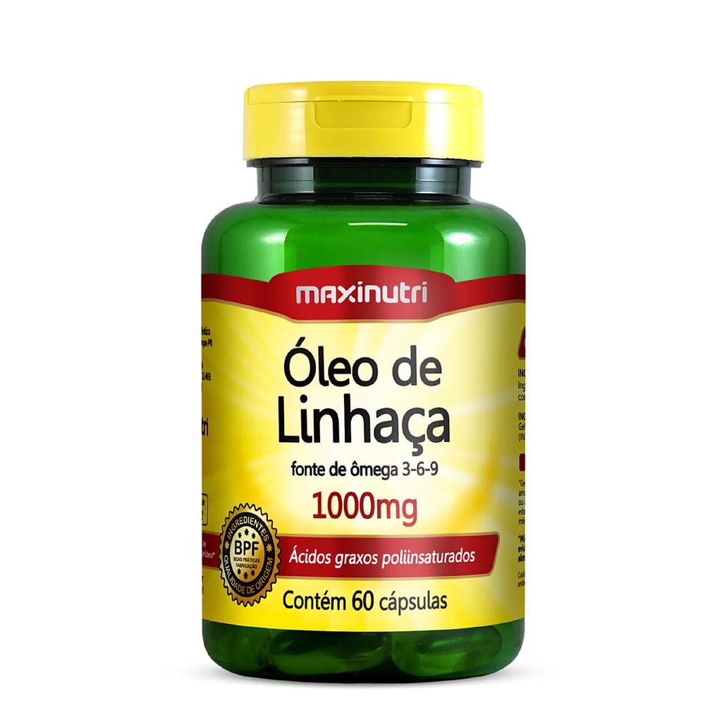 ÓLEO DE LINHACA (ACEITE DE LINAZA) MAXINUTRI 60 CÁPSULAS