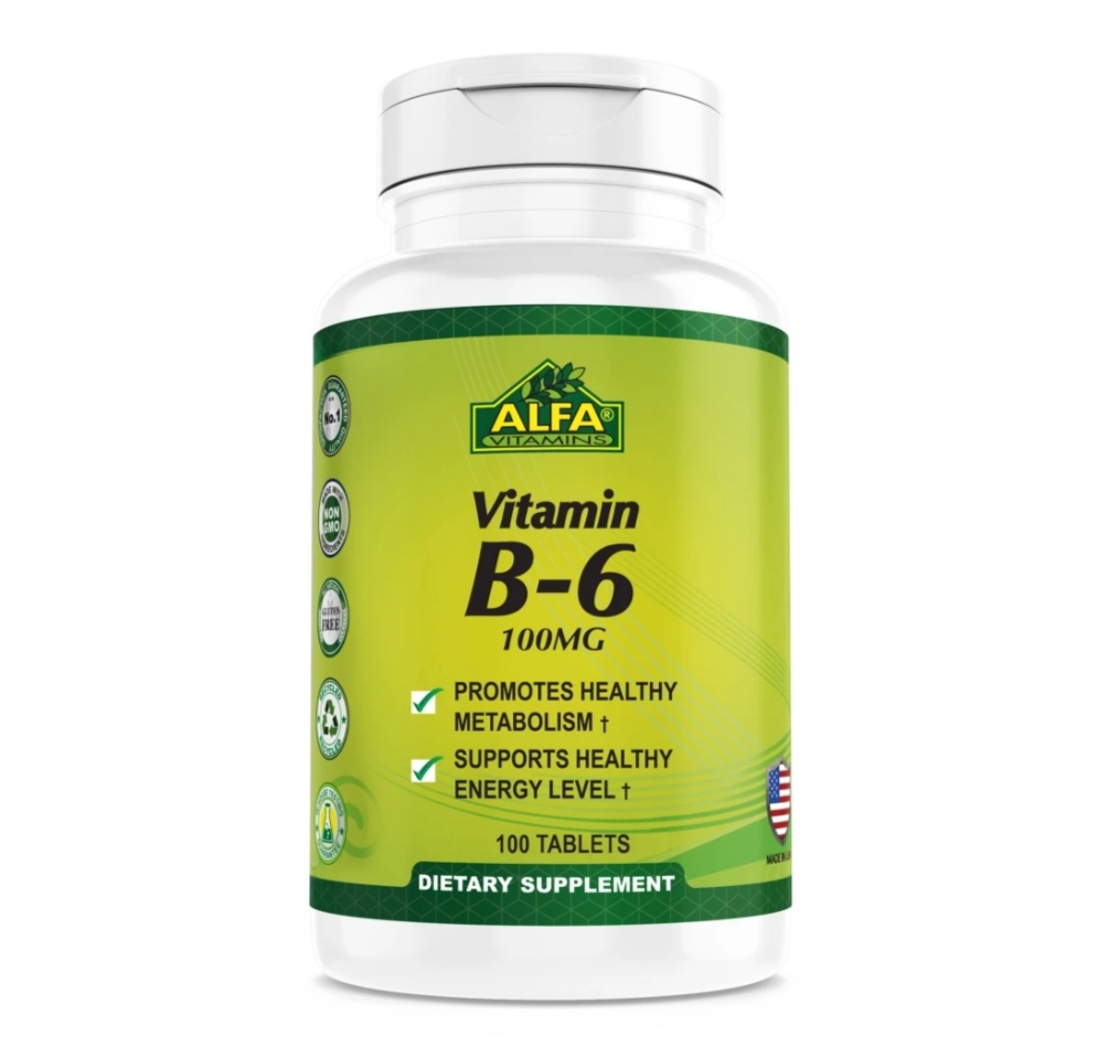 VITAMINA B6 ALFA 100 TABLETAS