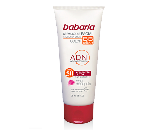 PROTECTOR SOLAR SPF 50 CON COLOR BABARIA 75ML