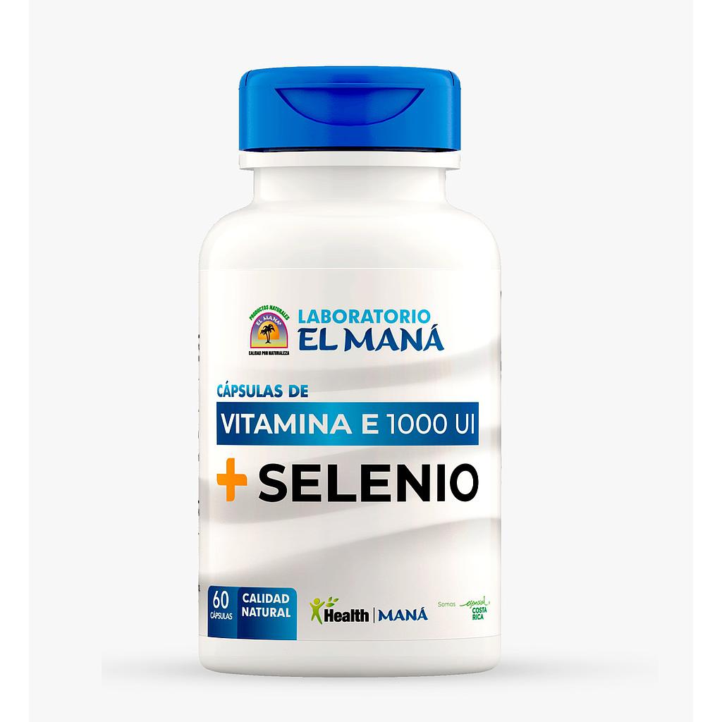 VITAMINA E 1000 UI + SELENIO MANA 60 CÁPSULAS
