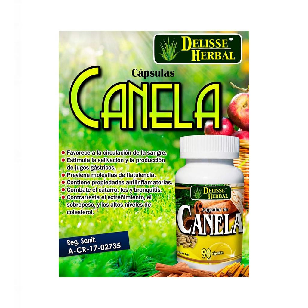 CANELA DELISSE HERBAL 90 CÁPSULAS