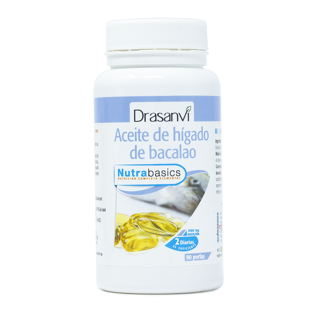 ACEITE DE HIGADO DE BACALAO DRASANVI 90 PERLAS