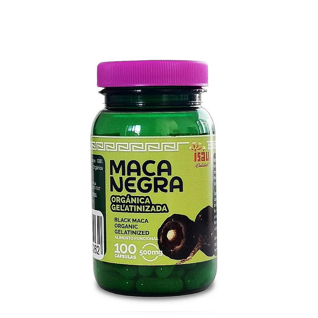 MACA NEGRA ORGÁNICA ISÁU 100 CÁPSULAS