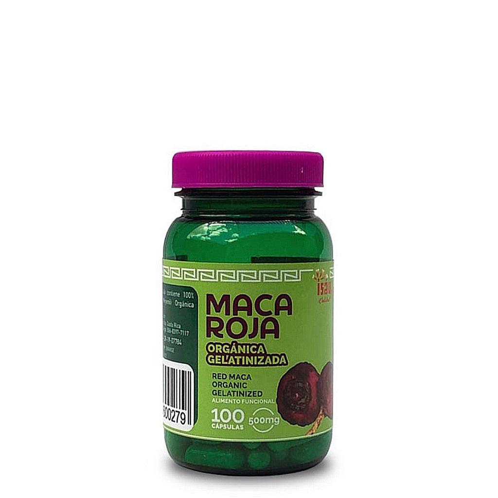 MACA ROJA ORGÁNICA ISÁU 100 CÁPSULAS