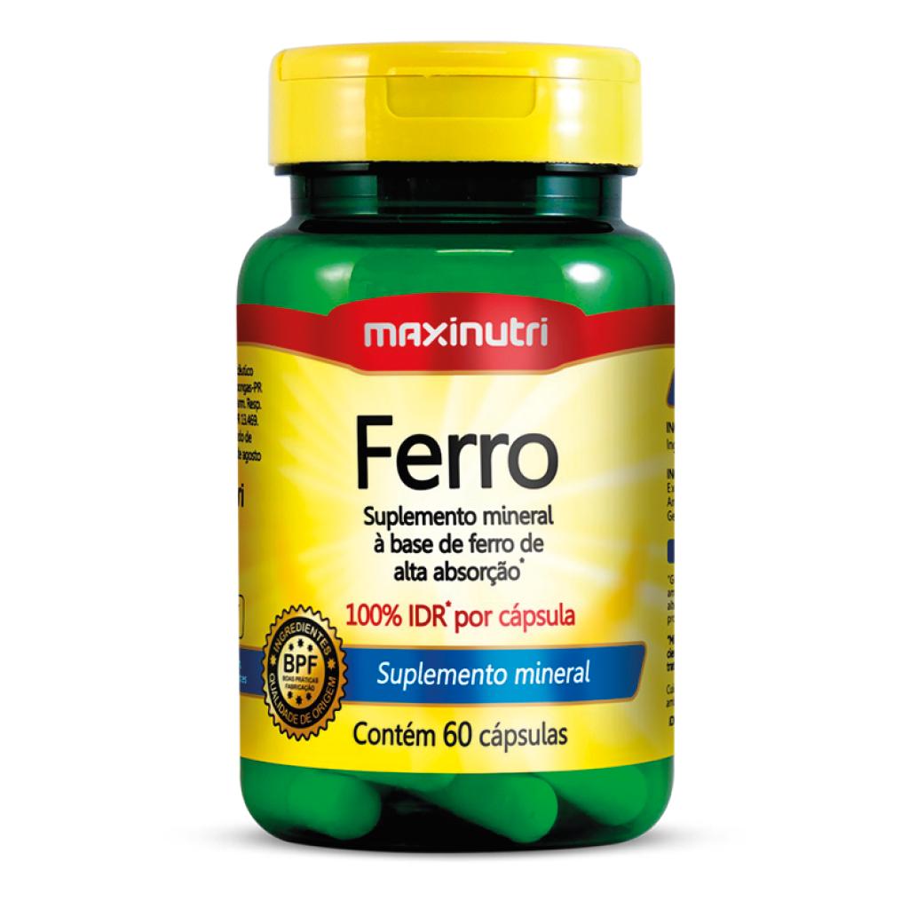 FERRO (HIERRO) MAXINUTRI 60 CÁPSULAS