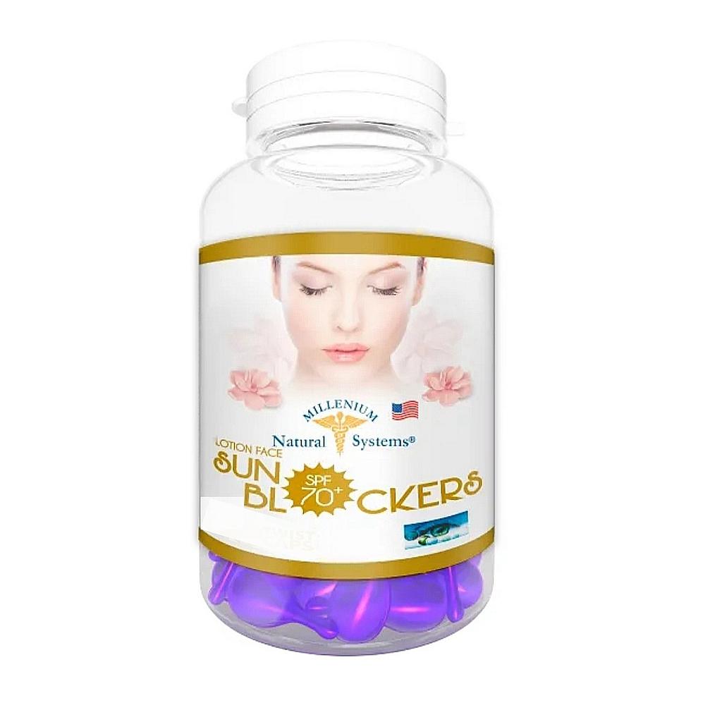 BLOQUEADOR FACIAL SPF 70 MILLENIUM 30 CÁPSULAS
