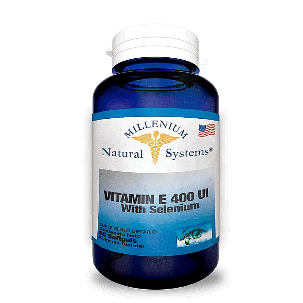 VITAMINA E 400UI +SELENIO MILLENIUM 60 SOFTGELS