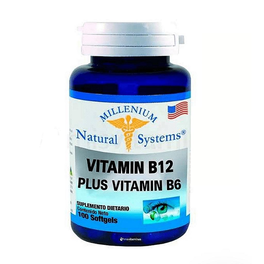 VITAMINA B12 PLUS B6 MILLENIUM 100 SOFTGELS