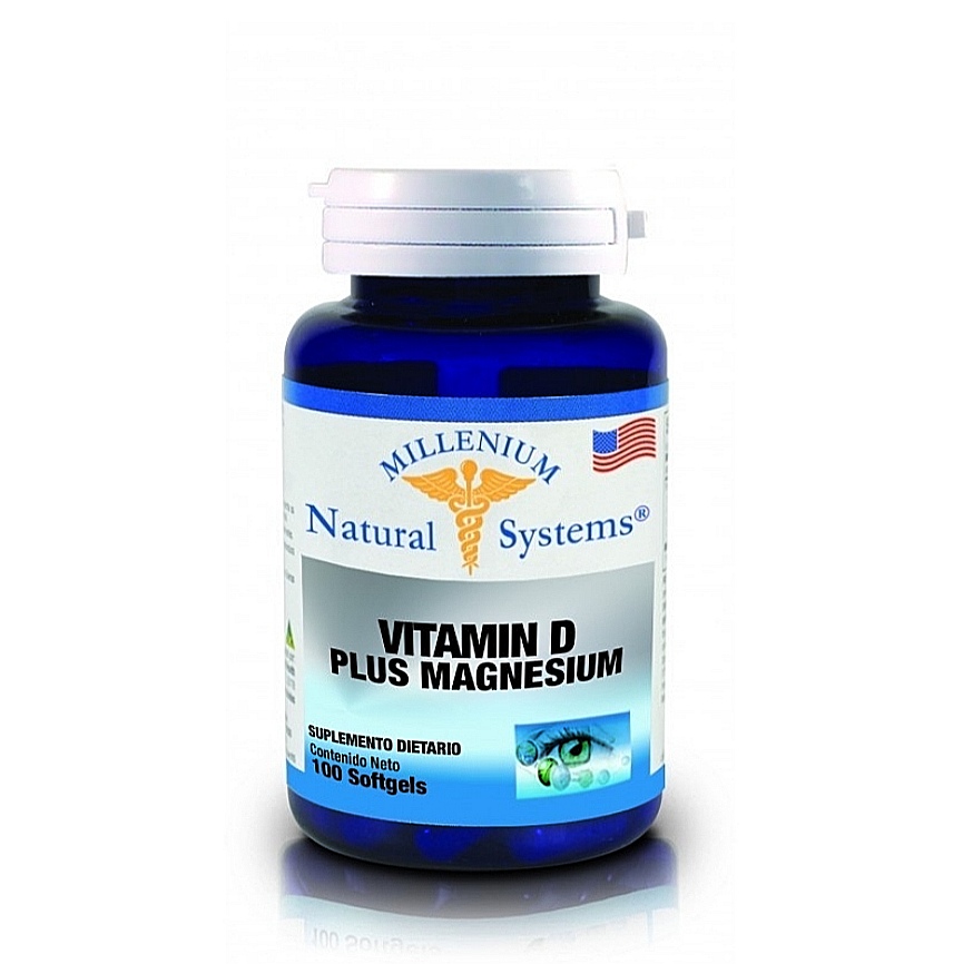 VITAMINA D PLUS MAGNESIUM MILLENIUM 100 SOFTGELS
