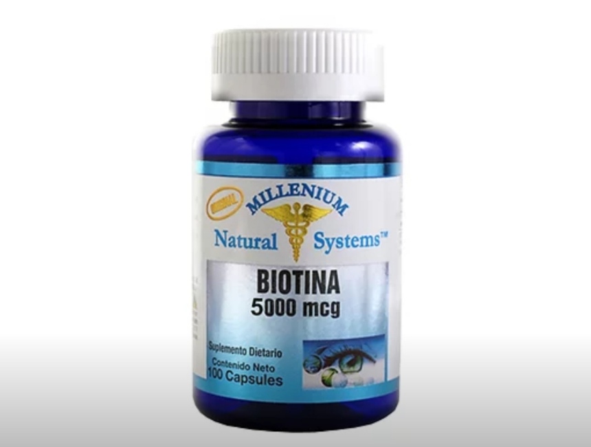 BIOTINA MILLENIUM NATURAL SYSTEMS 5000MCG 100 SOFTGELS