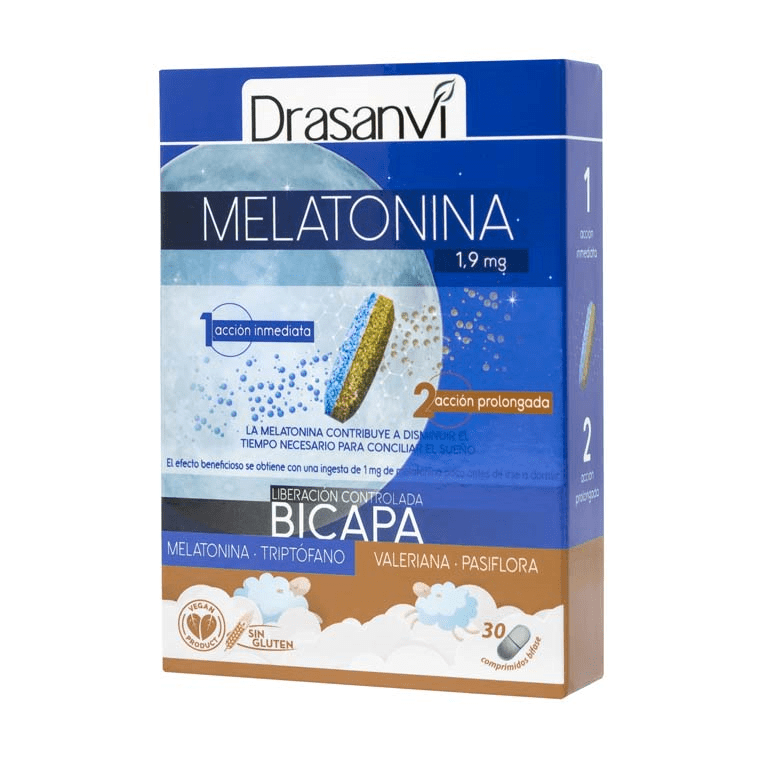 MELATONINA BICAPA 1MG DRASANVI 30 COMPRIMIDOS