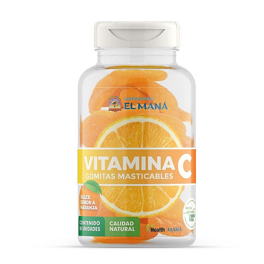 VITAMINA C GOMITAS MASTICABLES MANA 30 UNIDADES