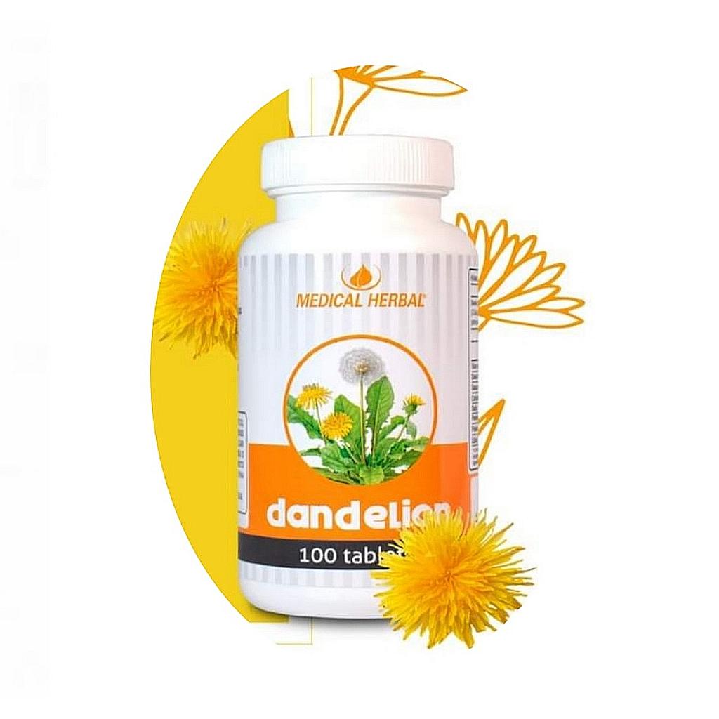 DANDELION MEDICAL HERBAL 100 TABLETAS