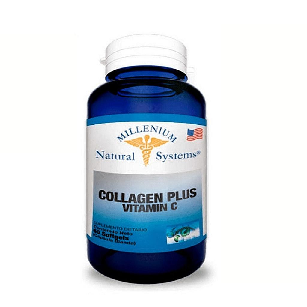 COLLAGEN PLUS VITAMIN C MILLENIUM 60 CÁPSULAS