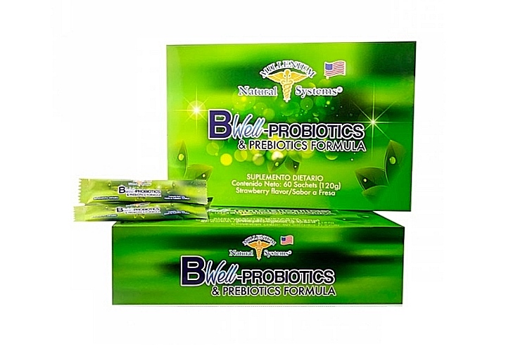 B WELL PROBIOTICS MILLENIUM NATURAL SYSTEM 60 SACHETS