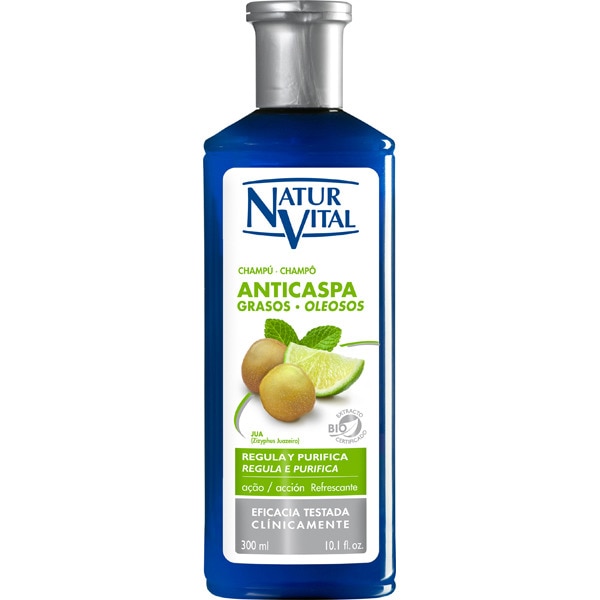 CHAMPÚ ANTICASPA CABELLO GRASO NATUR VITAL 300ML